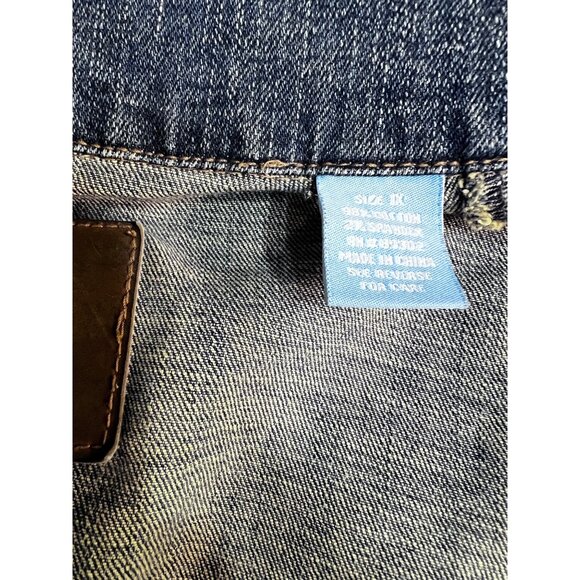 Duck Head Jeans Co. Womens Denim Jacket Button Down With Pockets Light Wash size - Picture 3 of 6